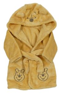 Okrový plyšový župan s Pú a kapucí George