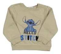 Béžová mikina se Stitchem Disney