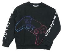 Černá mikina s ovladačem - PlayStation H&M
