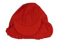 Červená UV kšiltovka s kanýrem Mothercare