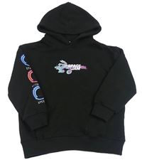 Černá mikina se Space Jam a kapucí Zara