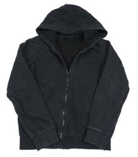 Černá propínací mikina s kapucí George