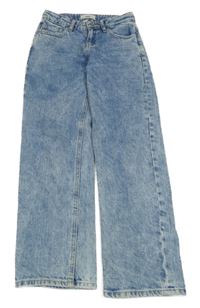 Modré straight rifle s kamínky Shoeby