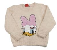 Světlerůžový svetr s Daisy Disney