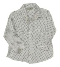 Bílá puntíkatá košile Next