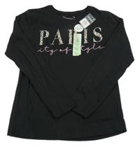 Nové - černé triko s nápisem Primark