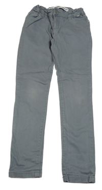Šedé skinny plátěné kalhoty Denim Co.