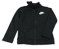Černá sportovní propínací mikina s logem Nike