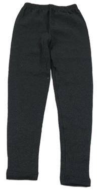 Tmavošedé thermo legíny 