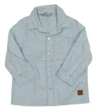 Bílo-modrá kostičkovaná košile Topomini