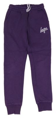 Fialové tepláky s logem hype