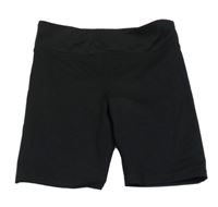 Černé sportovní kraťasy H&M