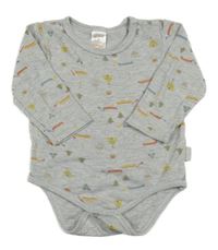 Šedé body s barevnými obrázky