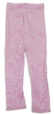 Růžovo-bílé melírované legíny Old Navy