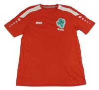 Červené sPortovní tričko s kaktusem a logem jako
