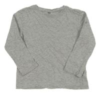 Šedé melírované triko H&M