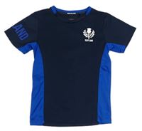 Tmavomodro-safírové sportovní tričko - Scotland