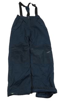 Tmavomodré šusťákové laclové funkční oteplovačky Mountain Warehouse