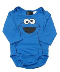 Modré body s příšerkou H&M