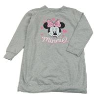 Šedé teplákové šaty s Minnie 