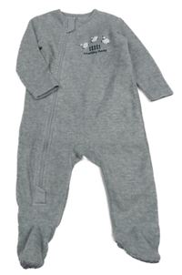 Šedý fleecový overal ovečkami Dunnes Stores