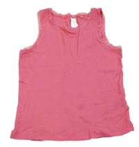 Růžová košilka s krajkou Pocopiano