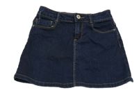 Tmavomodrá riflová sukně Zara