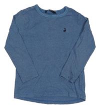 Šedomodré triko s dinem George