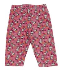 Růžové sametové tepláky se Snoopym H&M