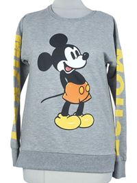 Dámská šedá mikina s Mickeym Disney 