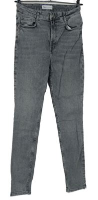 Dámské šedé skinny rifle Zara 