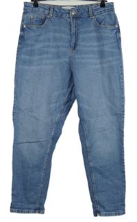 Dámské světlemodré mom rifle Primark 