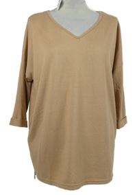 Nové - Dámský béžový lehký svetr New Look 