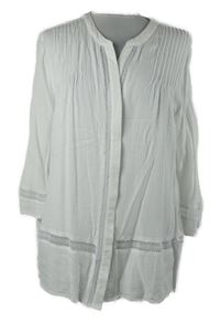 Dámská bílá halenka s krajkou Yest 