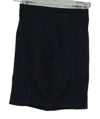 Dámská tmavomodrá proužkovaná sukně H&M