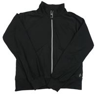 Černá sportovní propínací mikina zn. H&M