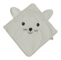 Bílý plyšový usínáček s čumáčkem