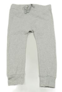 Šedo-bílé pruhované spodní kalhoty George