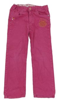 Malinové manšestráky se sovičkou H&M