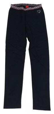 Tmavomodré tregíny s výšivkou S. Oliver