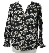 Dámská černá květovaná halenka Vero Moda