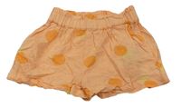 Meruňkové lehké kraťasy s meruňkami Primark