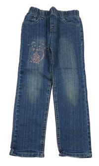 Modré rifle s kamínky 