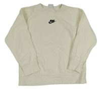 Smetanová mikina Nike