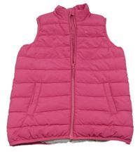 Růžová funkční šusťáková prošívaná zateplená vesta Mountain Warehouse