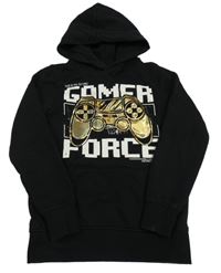 Černá mikina s ovladačem a kapucí Chapter young