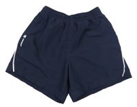 Tmavomodré šusťákové tenisové kraťasy Artengo