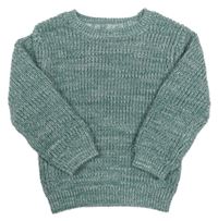 Zelený melírovaný svetr Primark