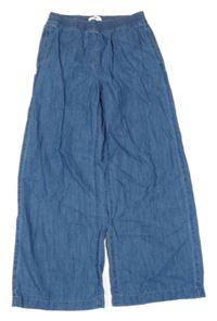 Modré lehké široké rifle Tom Tailor