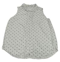 Bílá srdíčkovaná halenka H&M